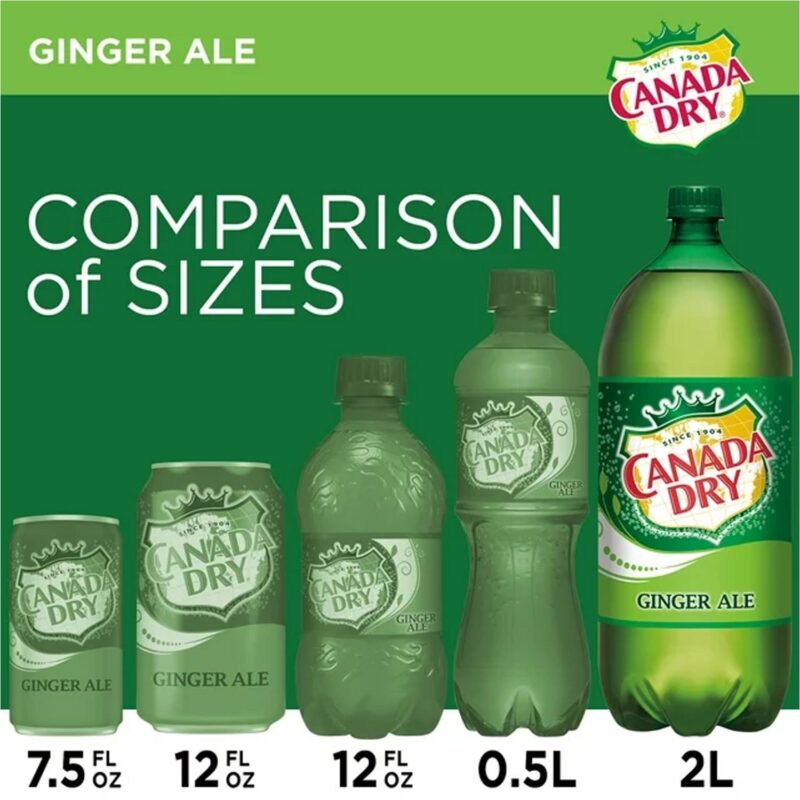 Canada Dry Ginger Ale Soda Pop, 2 L bottle - Image 3